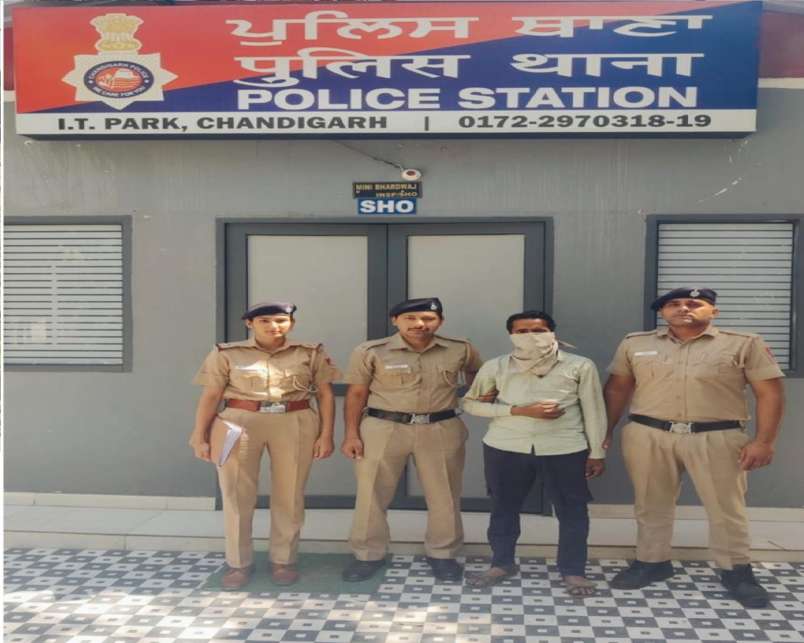 आईटी पार्क थाना पुलिस ने 14.1 ग्राम हेरोइन सहित नशा तस्कर को दबोचा