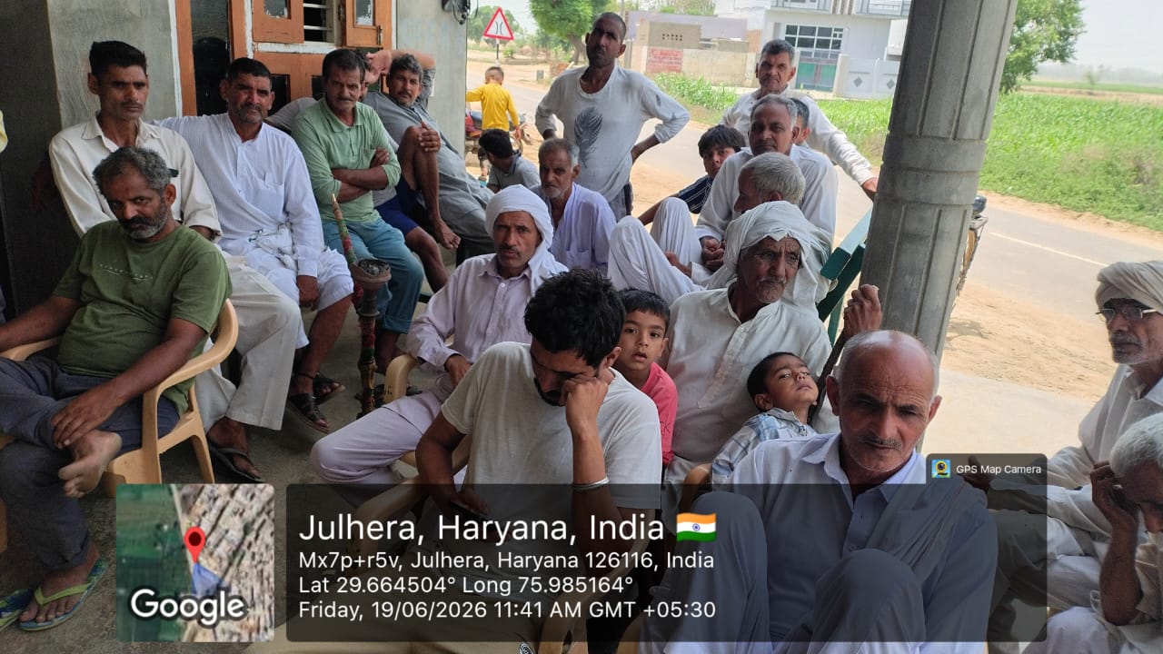 Jind: गांव जुलहेड़ा में खेत बचाओ अभियान एवं प्राकृतिक खेती जागरूकता कार्यक्रम आयोजित