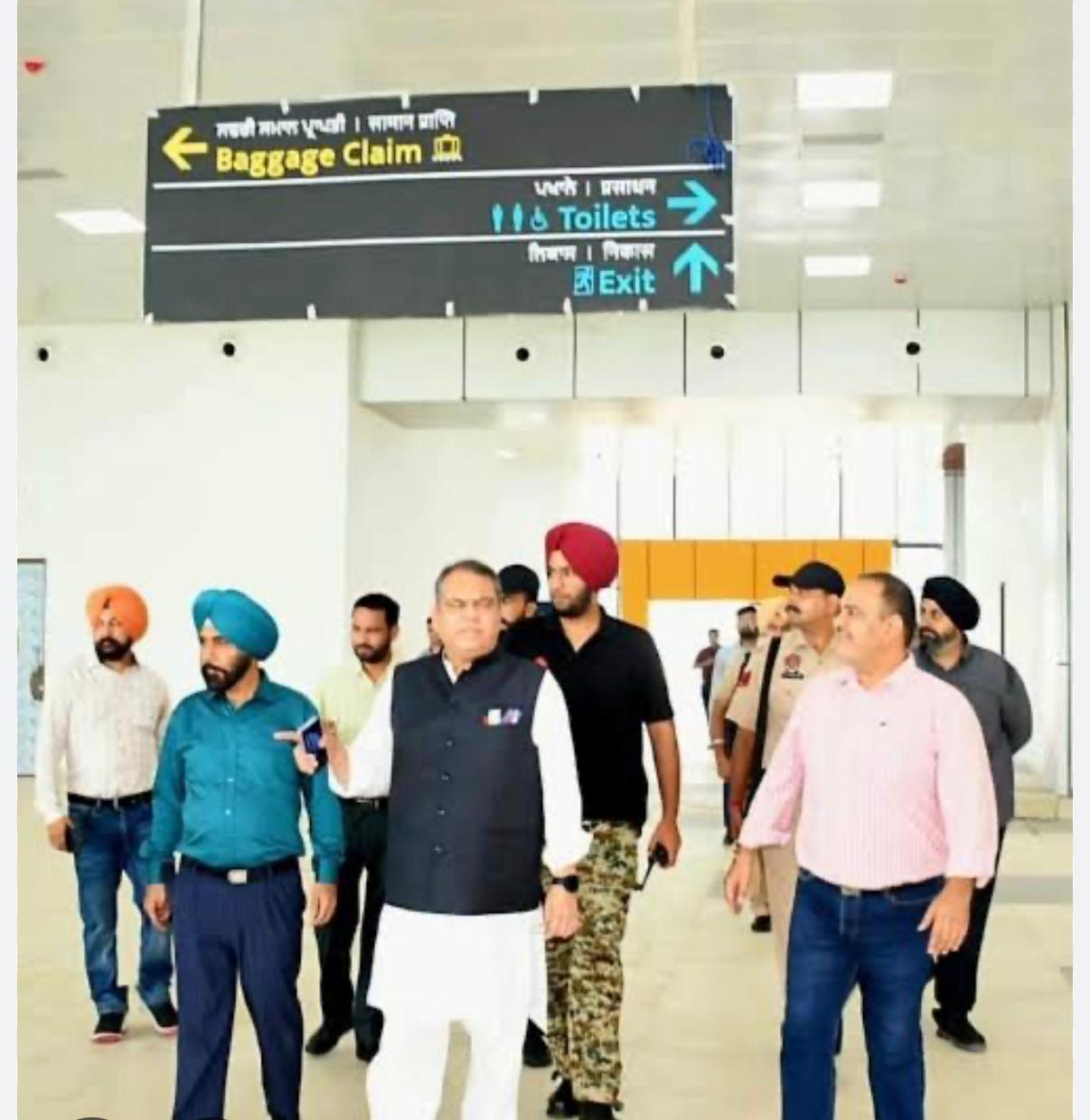 अरोड़ा के निरंतर प्रयासों से लगभग 30 वर्षों के बाद हलवारा हवाई अड्डे से उड़ानें शुरू होंगी