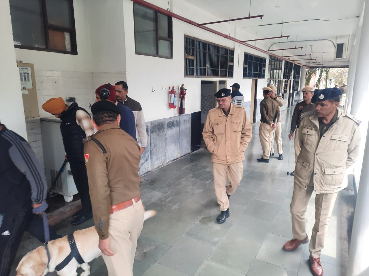 पंचकूला कोर्ट को बम से उड़ाने की धमकी के बाद पुलिस की त्वरित व सतर्क कार्रवाई