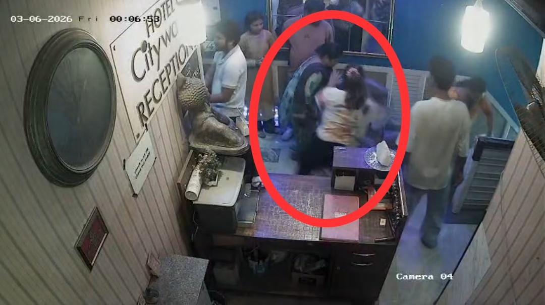 होटल में घुसकर रिसेप्शनिस्ट युवती से मारपीट, जबरन कार में बैठाकर हरियाणा ले गए