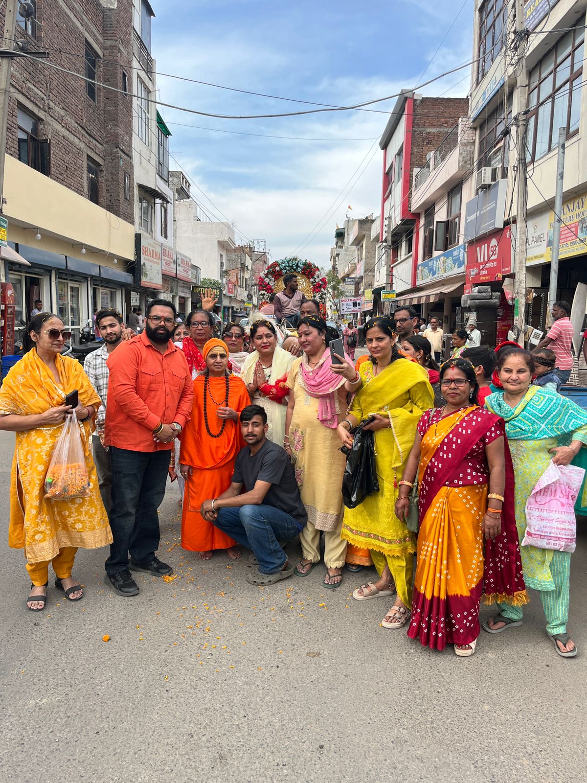 श्रीराम नवमी पर जीरकपुर में भव्य शोभायात्रा, गूंजा जय श्रीराम