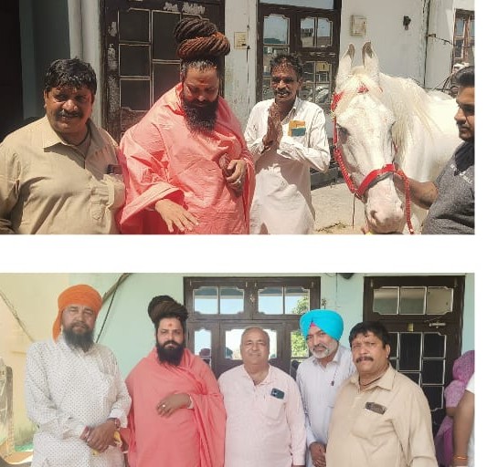 Hoshiarpur: जगत गुरु विकास दास लोक कल्याण दिव्य दरबार मोहड़ा धाम ऊना पहुं