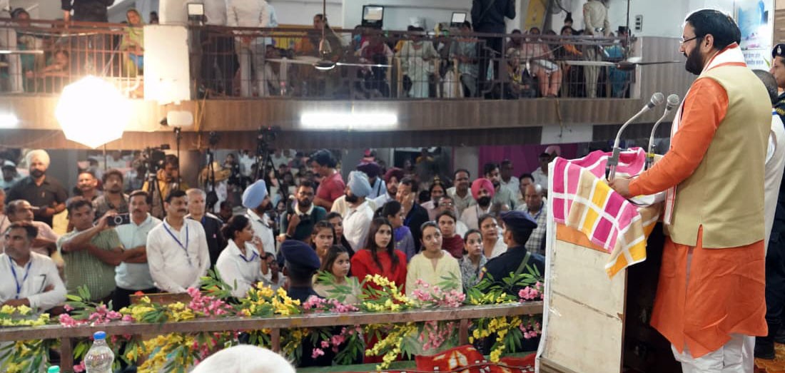 Ludhiana.: लुधियाना में 346वें मासिक विधवा राशन एवं सहायता वितरण समारोह में शामिल हुए मुख्यमंत्री नायब सिंह सैनी