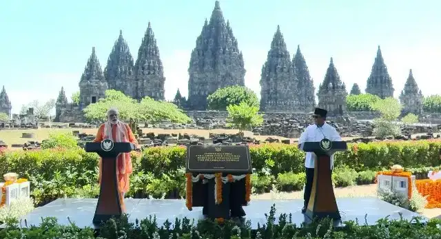 Yogyakarta: प्रधानमंत्री मोदी आउट राष्ट्रपति प्रबोवो सुबियांतो ने इंडोनेशिया के प्रम्बानन मंदिर पुनरुद्धार परियोजना का किया शुभारंभ